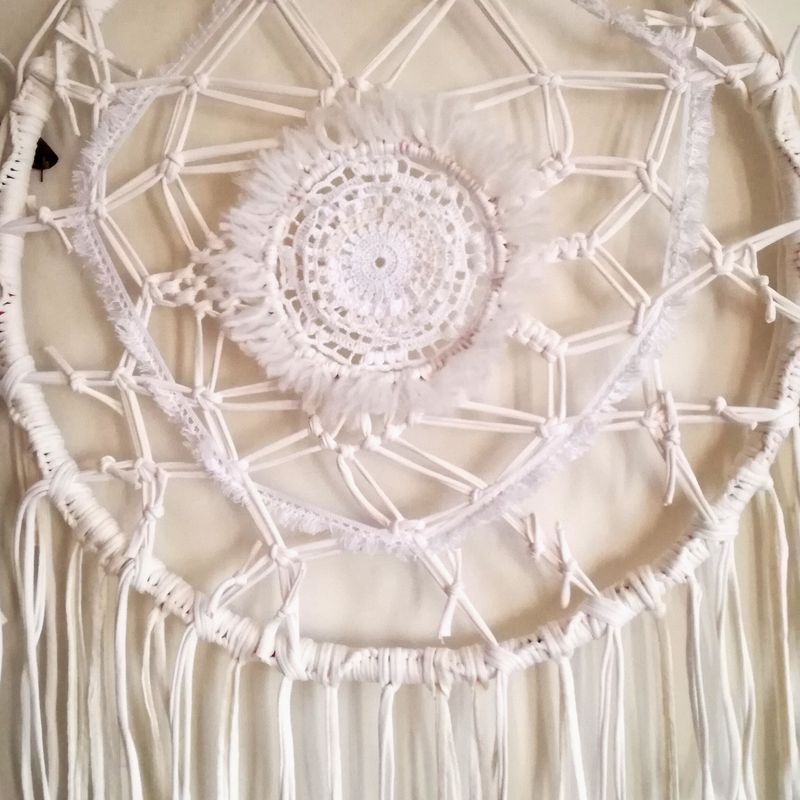 DreamCatchers Macramé White