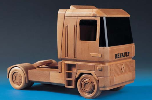 Wooden truck