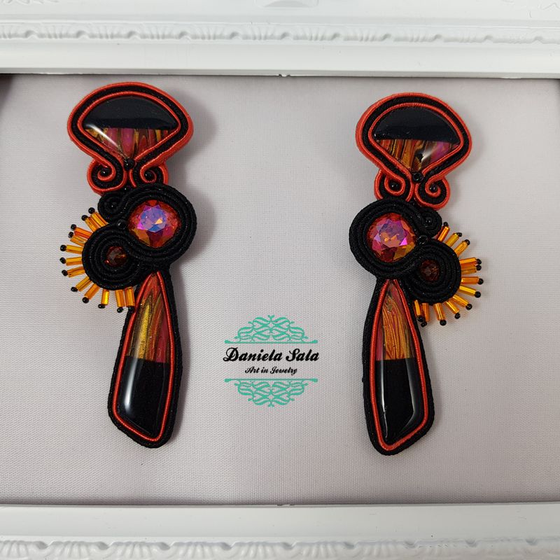 Soutache earrings