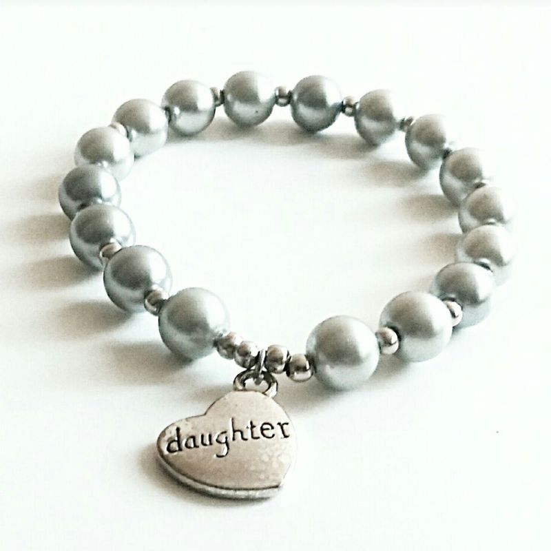 Daughter charm bracelet