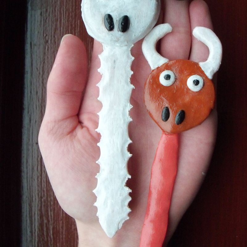 Horned Beast Bookmarks Farm Animals