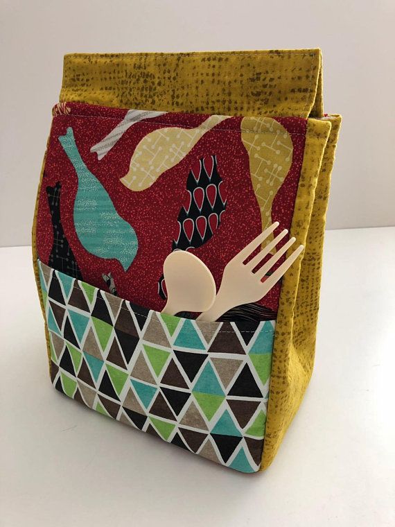 Personalized Birdie Insulated Lunch Bag
