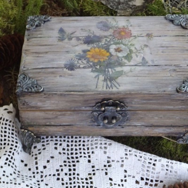 Casket "Field bouquet"