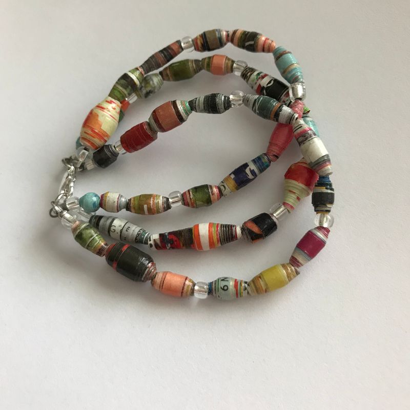 Paper bead wrap