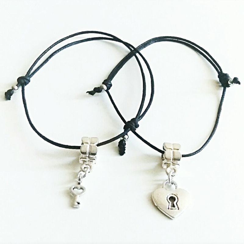 Friendship charm bracelets, charm bracelet, besties, locket, key, charms, cord jewelry,