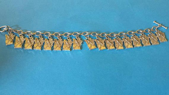 Chocolate Bar charm bracelet