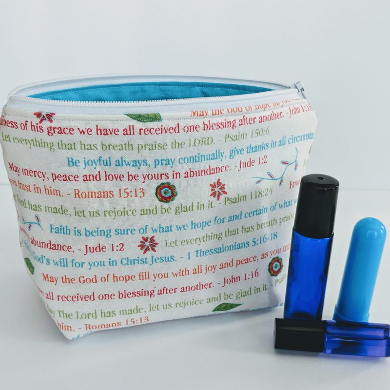 Bible Verse Essential Oil Bag