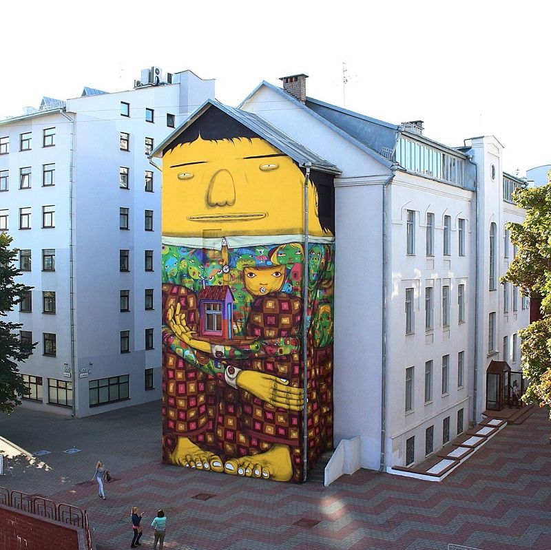 Brazilian Folklore and Street Culture in Amazing Os Gêmeos’ Works