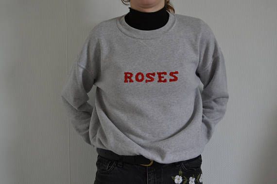 Sweater with typography