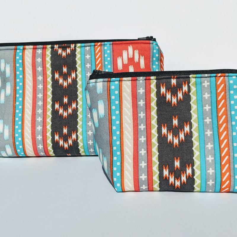 Boho Matching Organizer Bags, Travel Bags, Travel Case, Zipper Bag, Gift under 20