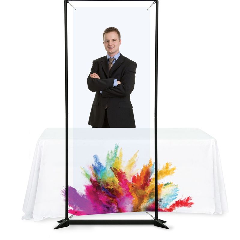 Banner Shield Small | Hybrid Tension Banner Stand
