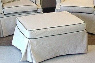 custom made ottoman cover