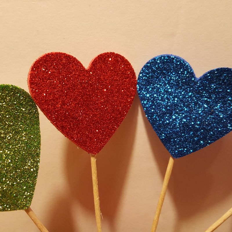 Glitter cupcake topper, cake topper, birthday decorations, baby shower decorations, bridal shower decorations, anniversary decorations, special events, fruit skewer, drink stirer