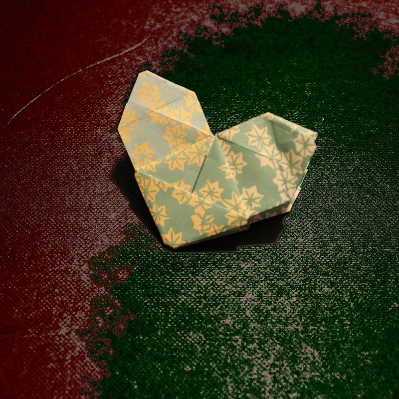 How to make an origami heart?