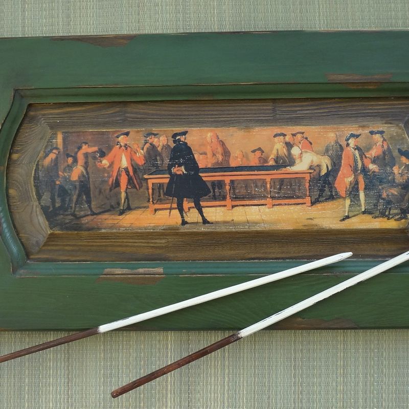 Panel "Playing the billiards"