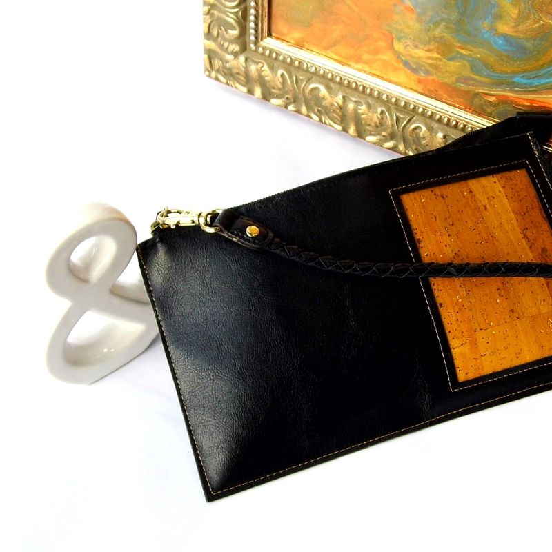 Zebra Cork Travel Wallet