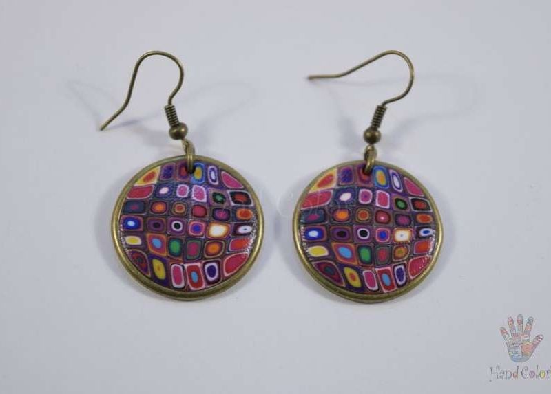Gustav Klimt Round Earrings - BCDK-0-41