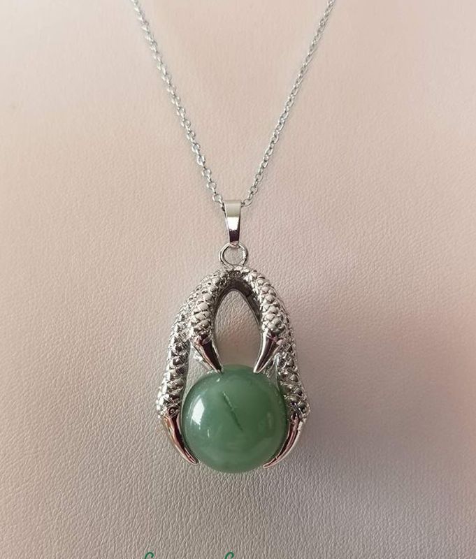 Silver Dragon Necklace/Dungeons and Dragons/Dragon Jewelry/Fairytale Dragon/Dragon Pendant/Fantasy Dragon Necklace/ Dragon Claw Necklace