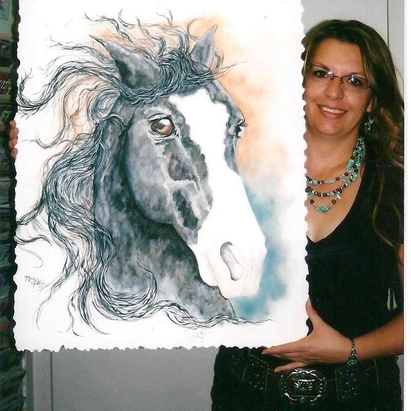 Just a cowgirl with a paint brush - Artist Bio