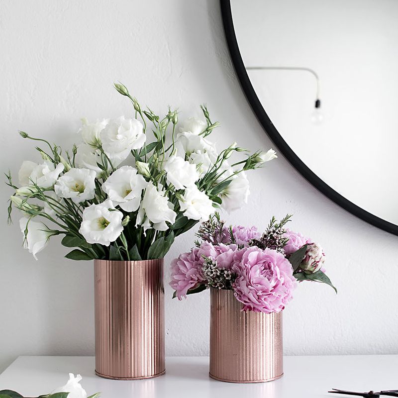 DIY Copper Vases