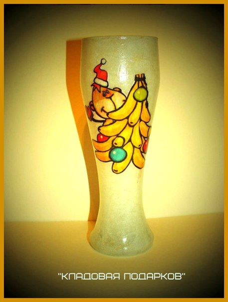 Hand decorated glasses