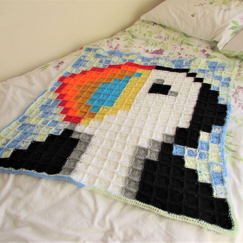 Percival the Puffin Blanket