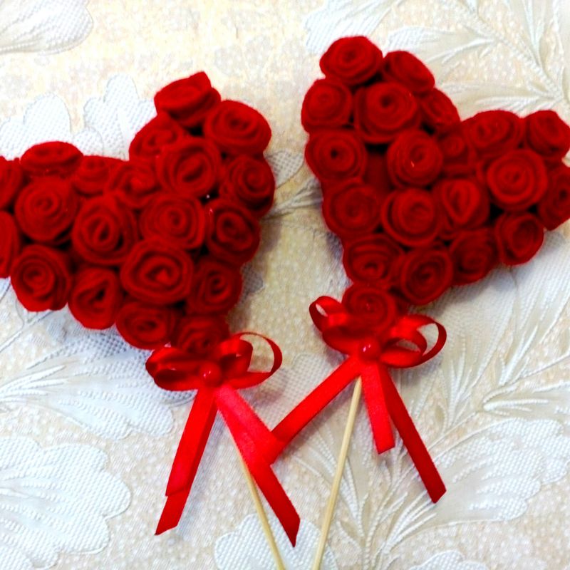 Handmade Valentine's Day cards