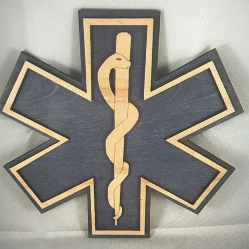 Blue Health Care Plaque