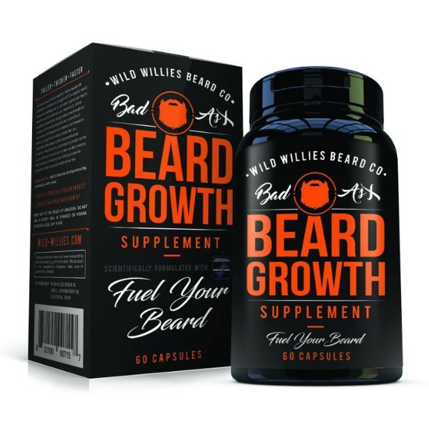 Wild Willies Beard Growth Supplements | 100% Blend of Natural Ingredients