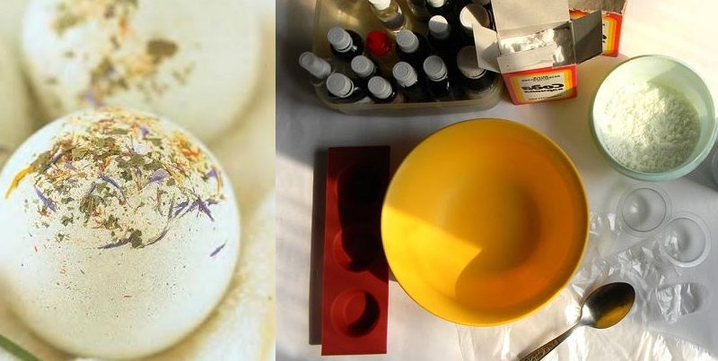 Self-Made Bath Bombs
