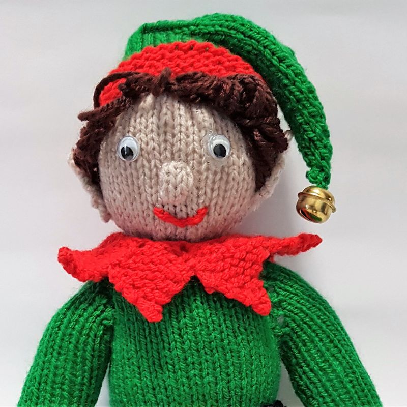 Christmas Elf Knitted Toy - Bernard