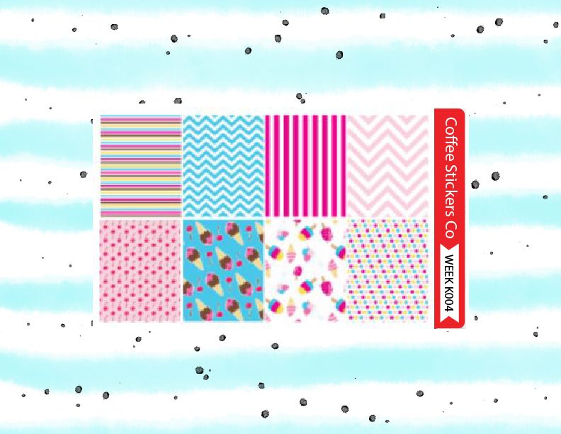 Ice Cream Theme Weekly Mini Kit