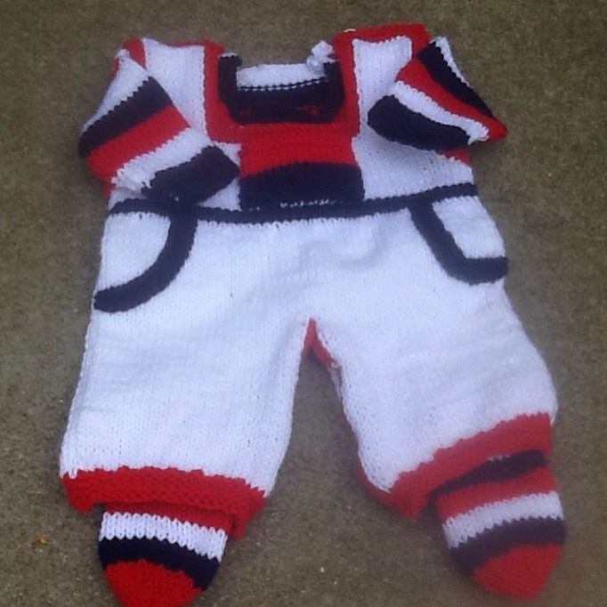Patriotic newborn overall set
