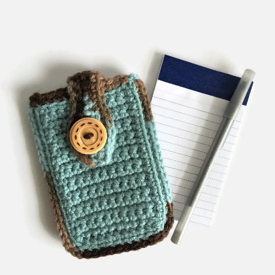 Robin's Egg Blue Small Notepad Case