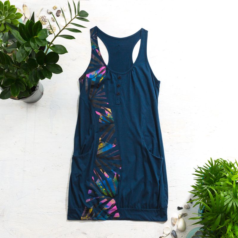 TARI PETROL BLUE DRESS