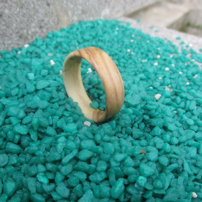 Olive wood Handmade Unique Women Wood Ring -Free shipping-