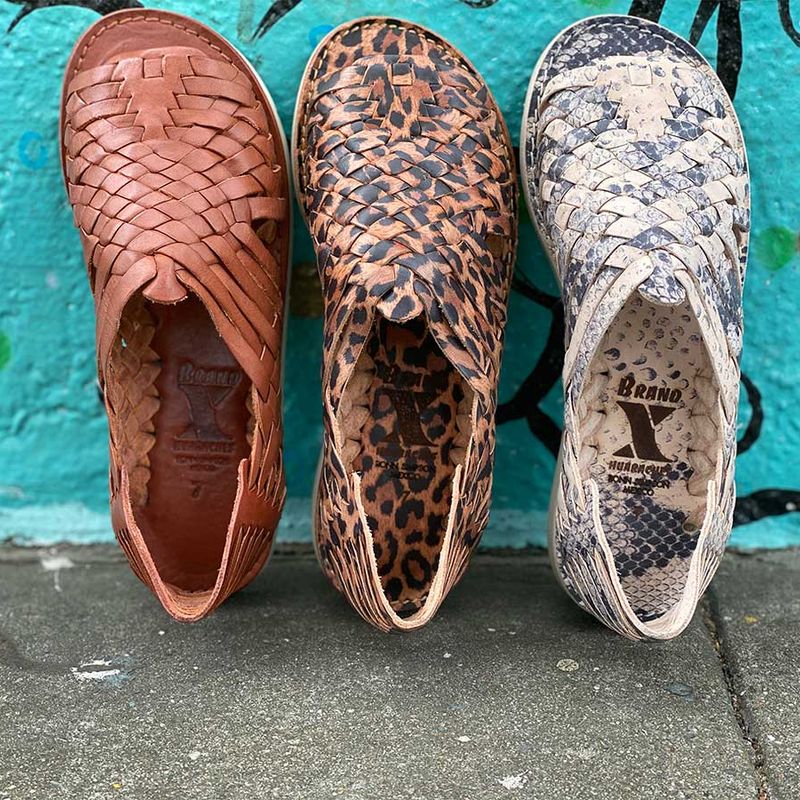 Women’s Leather Huarache Sandals | Clearance Sale