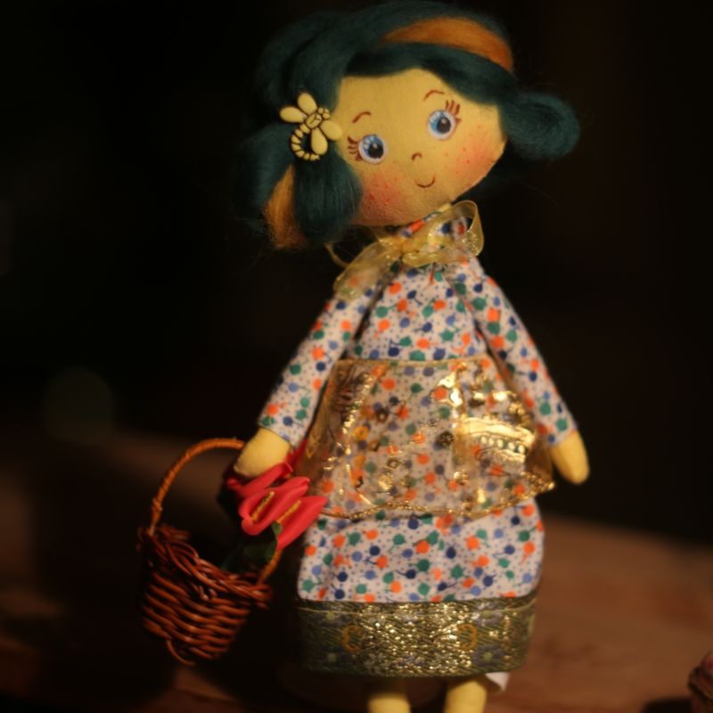 Summer the textile doll