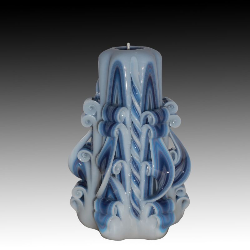 Unique handmade gift candle - Carved candle - Christmas candle - Gift - Valentines day gift for him - Hand Carved candles 5 inch/ 12cm