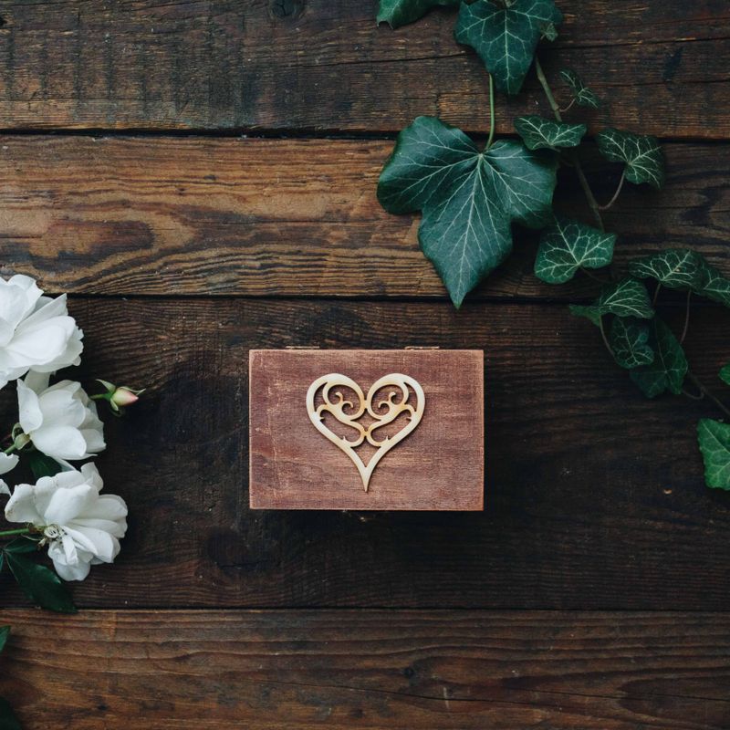 Wooden keepsake/ jewelry /memory box
