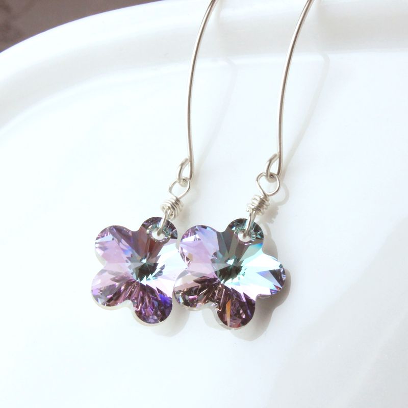 Swarovski Crystal Earrings Elegant Earrings