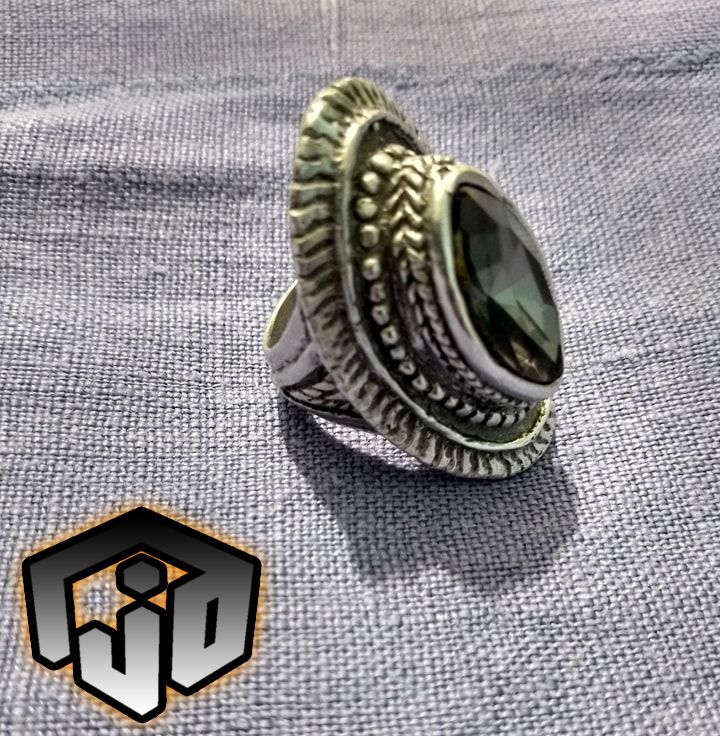 Silver Gothic Ring - Antique Ring