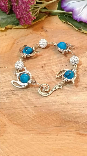 Unique hand made Teapot Bracelet