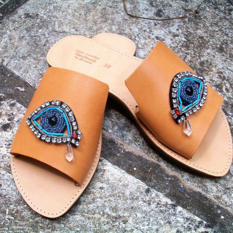 Handmade leather sandals