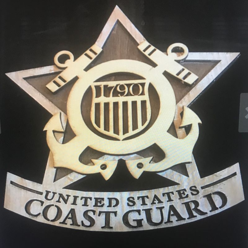 coast guard plaque