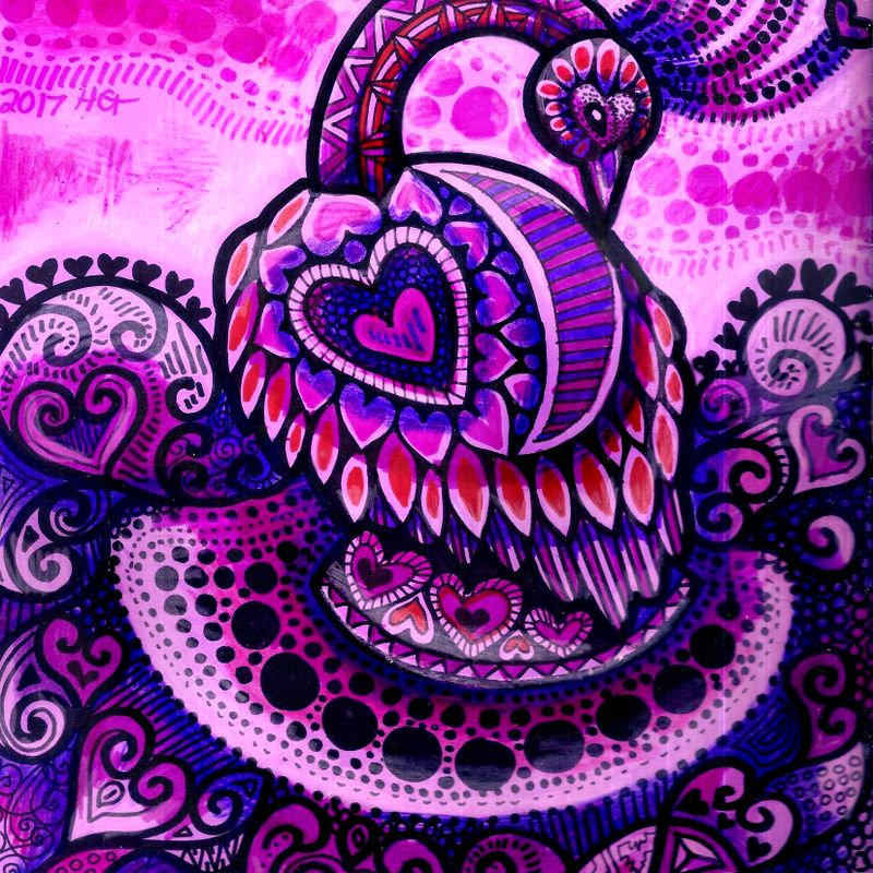 Peacock In Pink