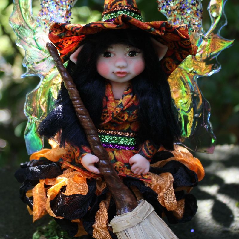 Polymer Clay Witch Fairy