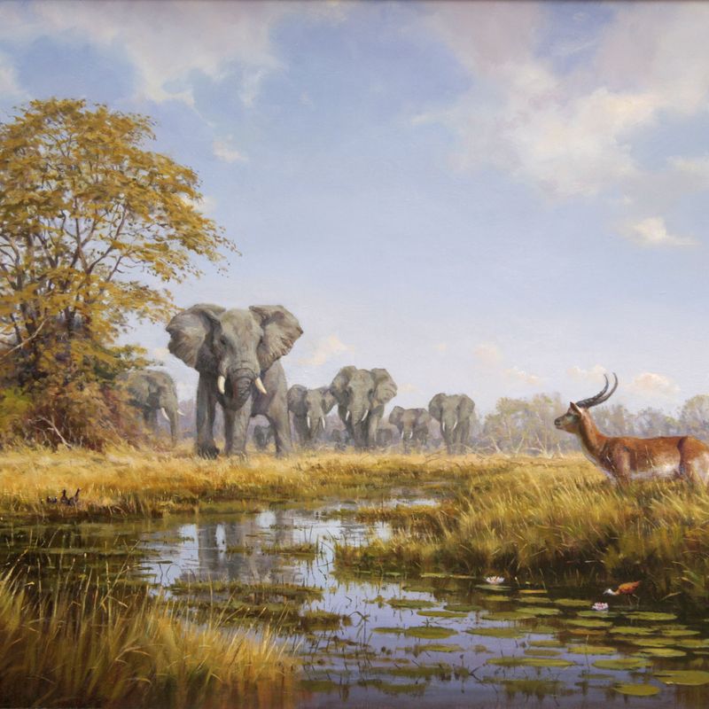 A painting "Savanna"