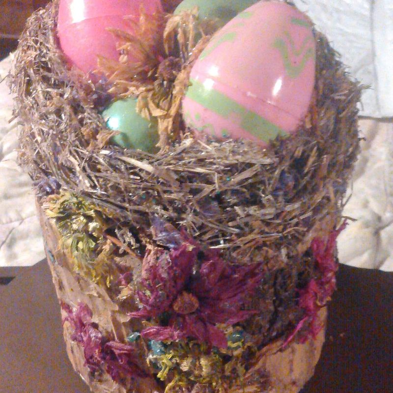 Real Nest Easter Basket